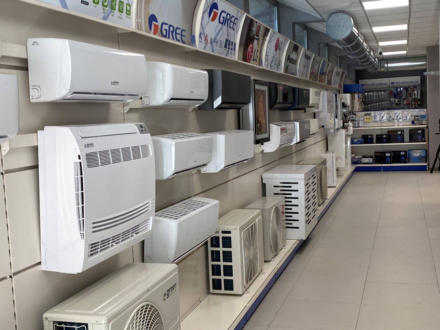 Plus Klimaanlage Dual Split 9000+12000 BTU, Wi-Fi, R32, Energieeffizienz A++/A+, Klimagerät mit Zwei Inneneinheiten und 1 Außeneinheit, Fernbedienung, App-Steuerung, Niedriger Verbrauch
