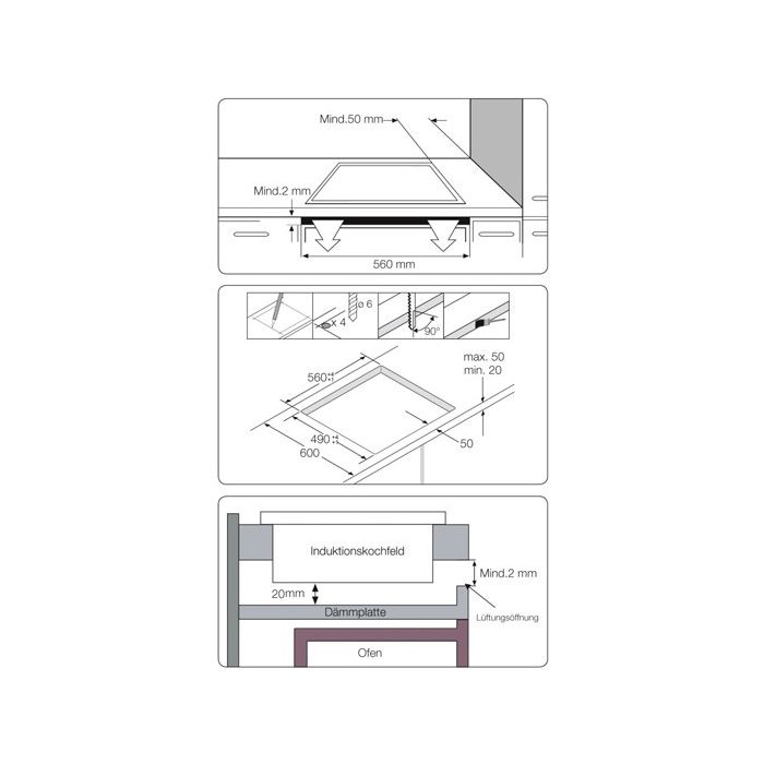 Samsung Autarkes Induktions-Kochfeld NZ 64N3707AS/UR
