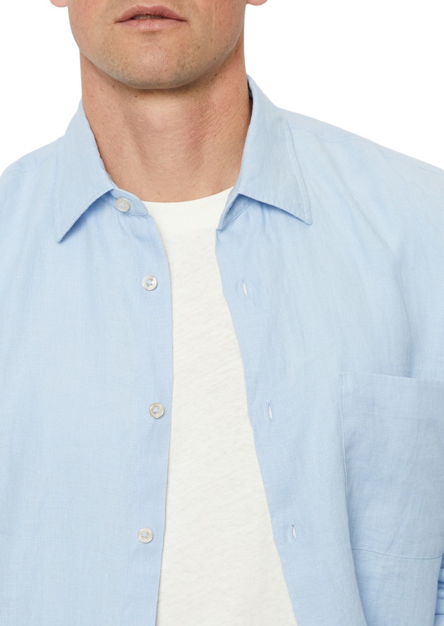 Marc O'Polo Leinenhemd , im klassisch cleanen Look