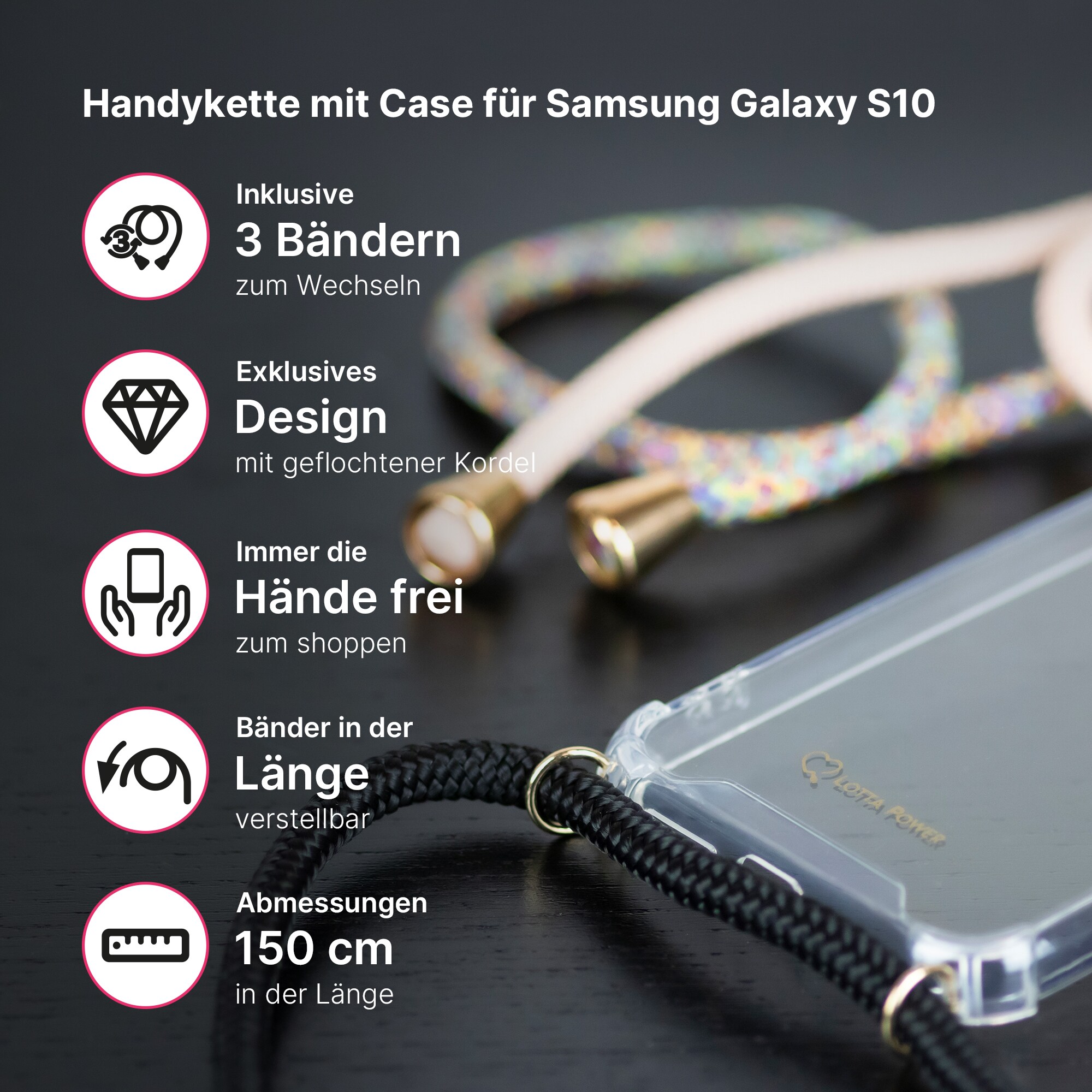 Lotta Power DIVERS SoftCase Handy-Kette Samsung Galaxy S10