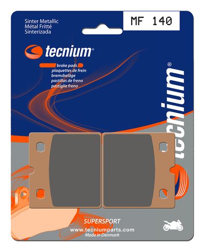 Plaquettes de freins Tecnium Performance métal fritté - MF140