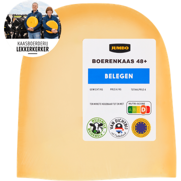 Jumbo Boerenkaas 48+ Belegen Stuk ca. 450 g