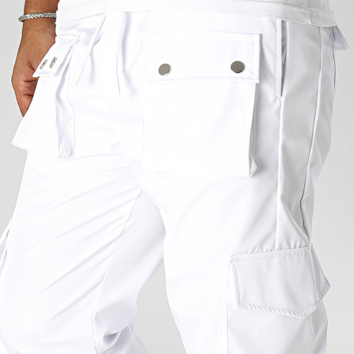 Pantalon Cargo Blanc