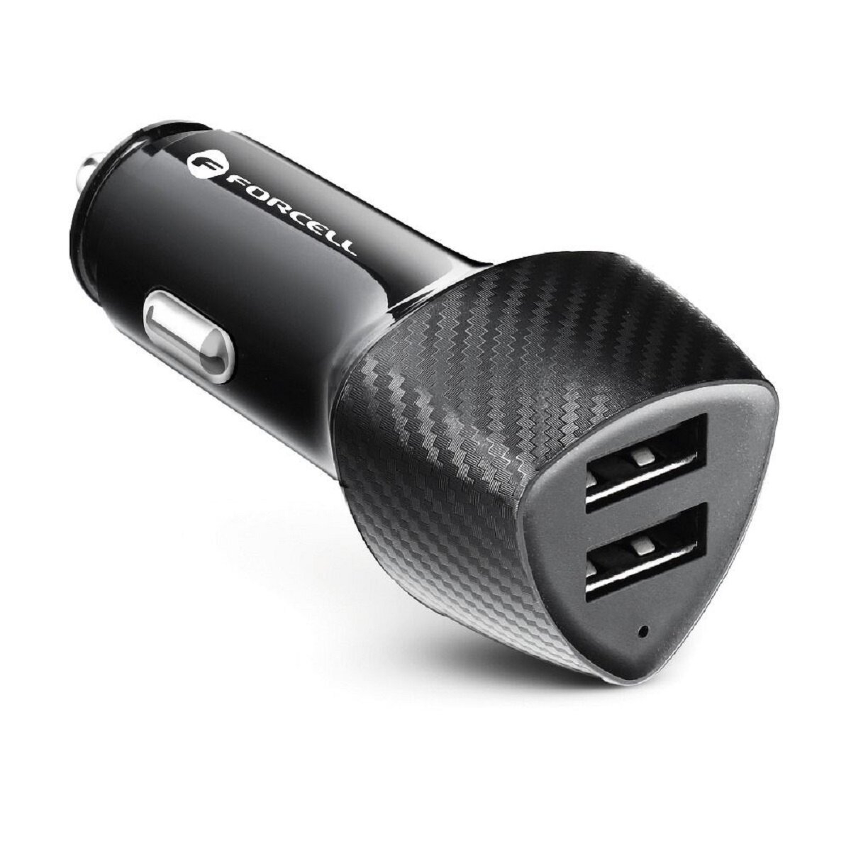 KFZ-Ladegerät Autoladegerät CARBON 2xUSB 17W CC50-2A 17W