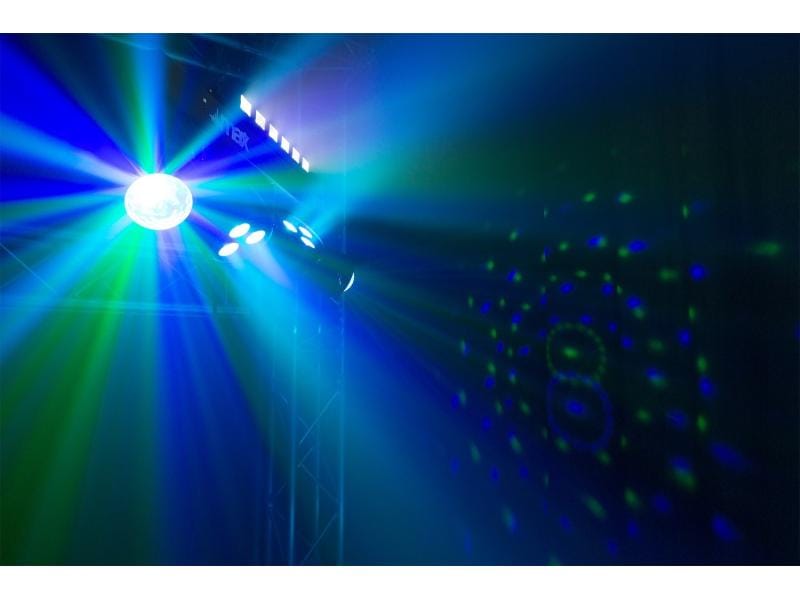 MAX Lichtset PartyBar 10 Bar mit 2x Par, 2x Jelly Moon und UV/Strobe