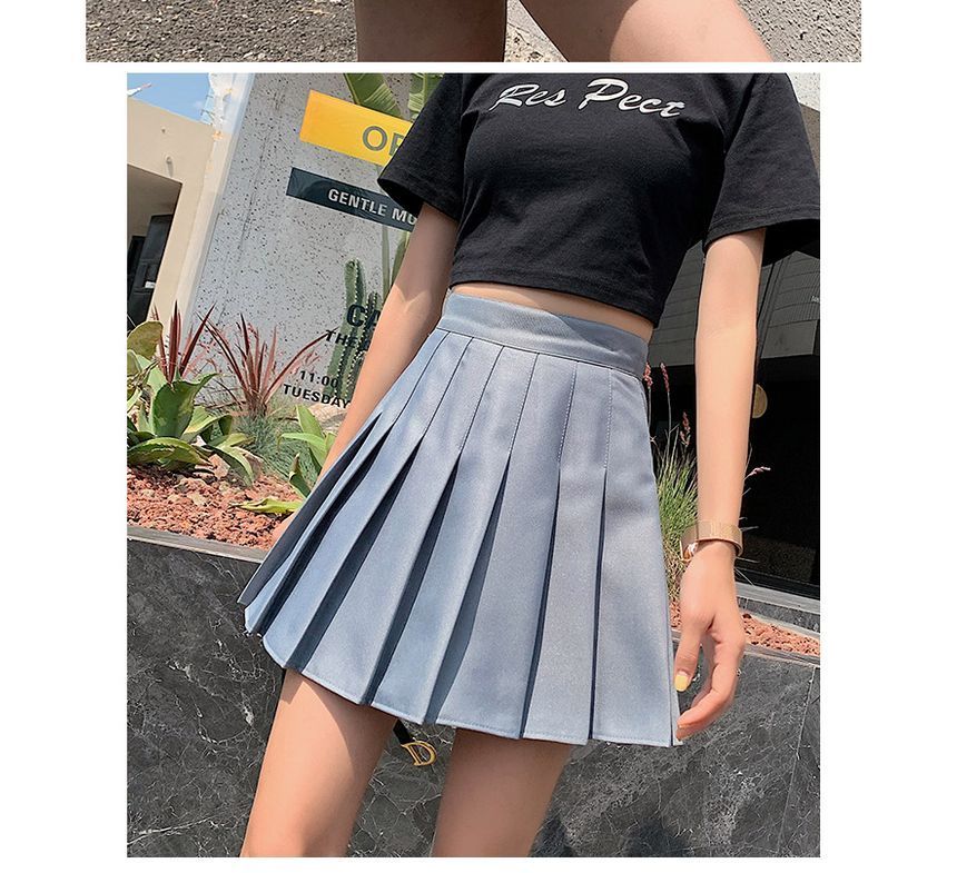 Niji Smile - Geplooide rok met ingezette shorts