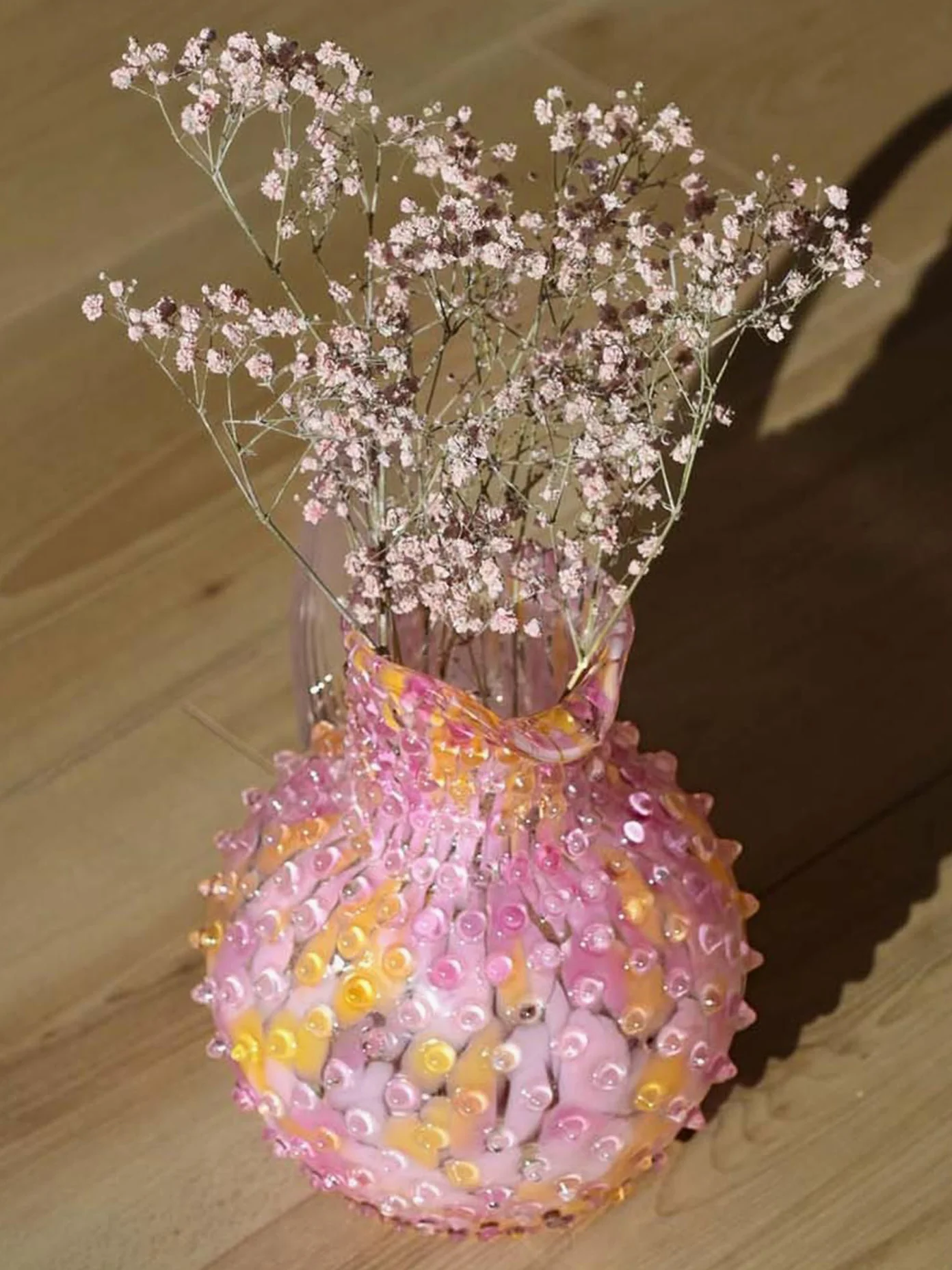 Mondgeblazen karaf Paris Hobnail