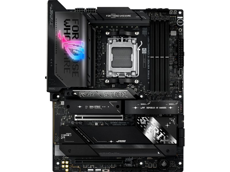 ASUS ROG Mainboard Strix X870E-E Gaming WIFI Gaming ATX-Mainboard mit X870E-Chipsatz und WLAN