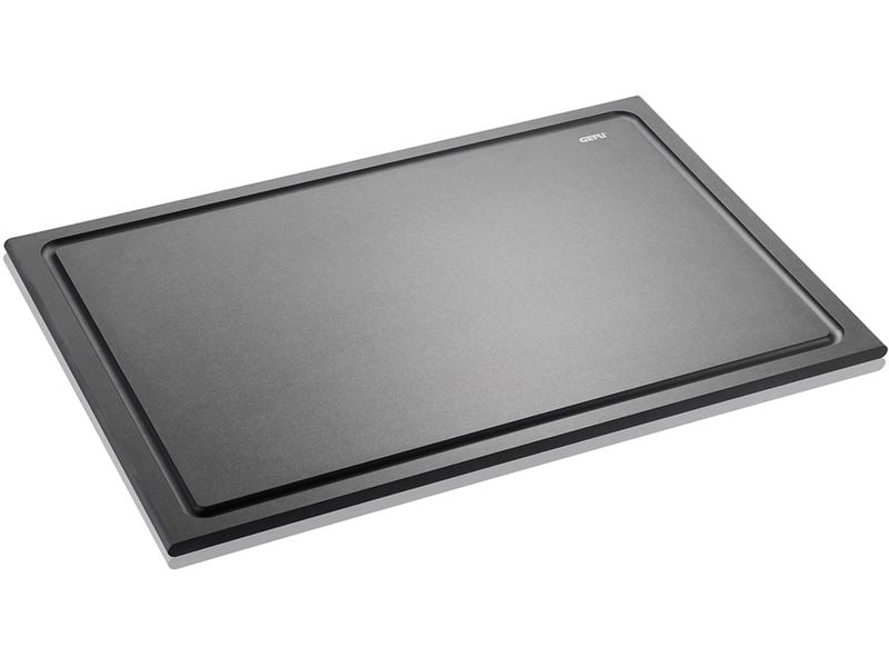 GEFU Schneidebrett Slize gross 38 x 26 x 1.1 cm Schneidebrett aus Kunststoff mit Saftrille