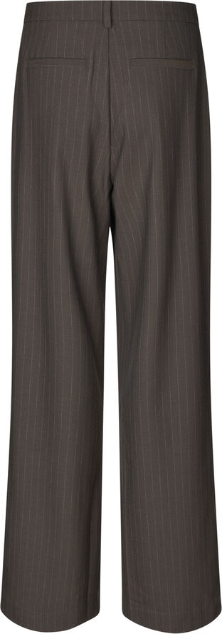 Oval Square Bonnie Trousers Dark brown pinstripe