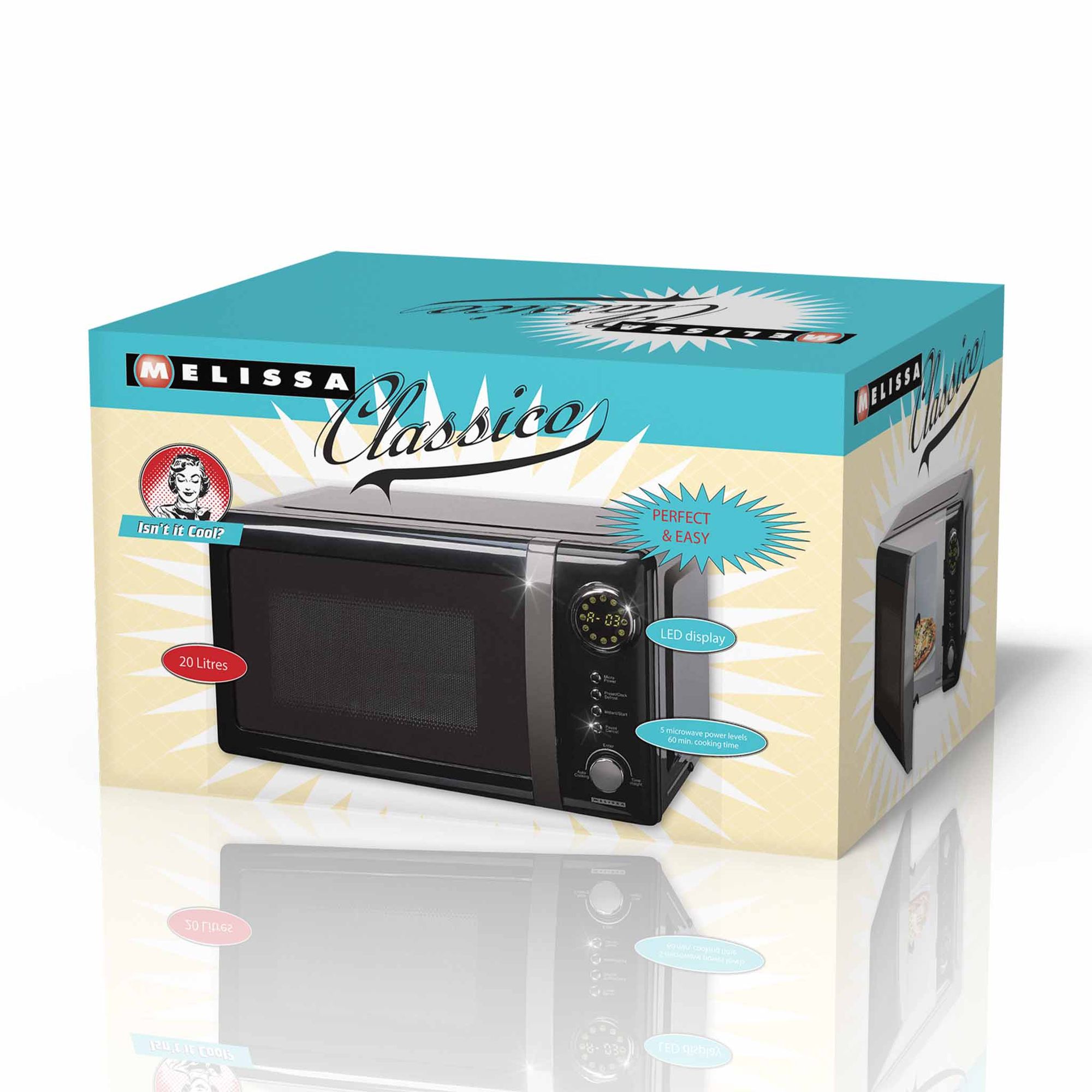 Melissa 16330132 Magnetron - Zwart