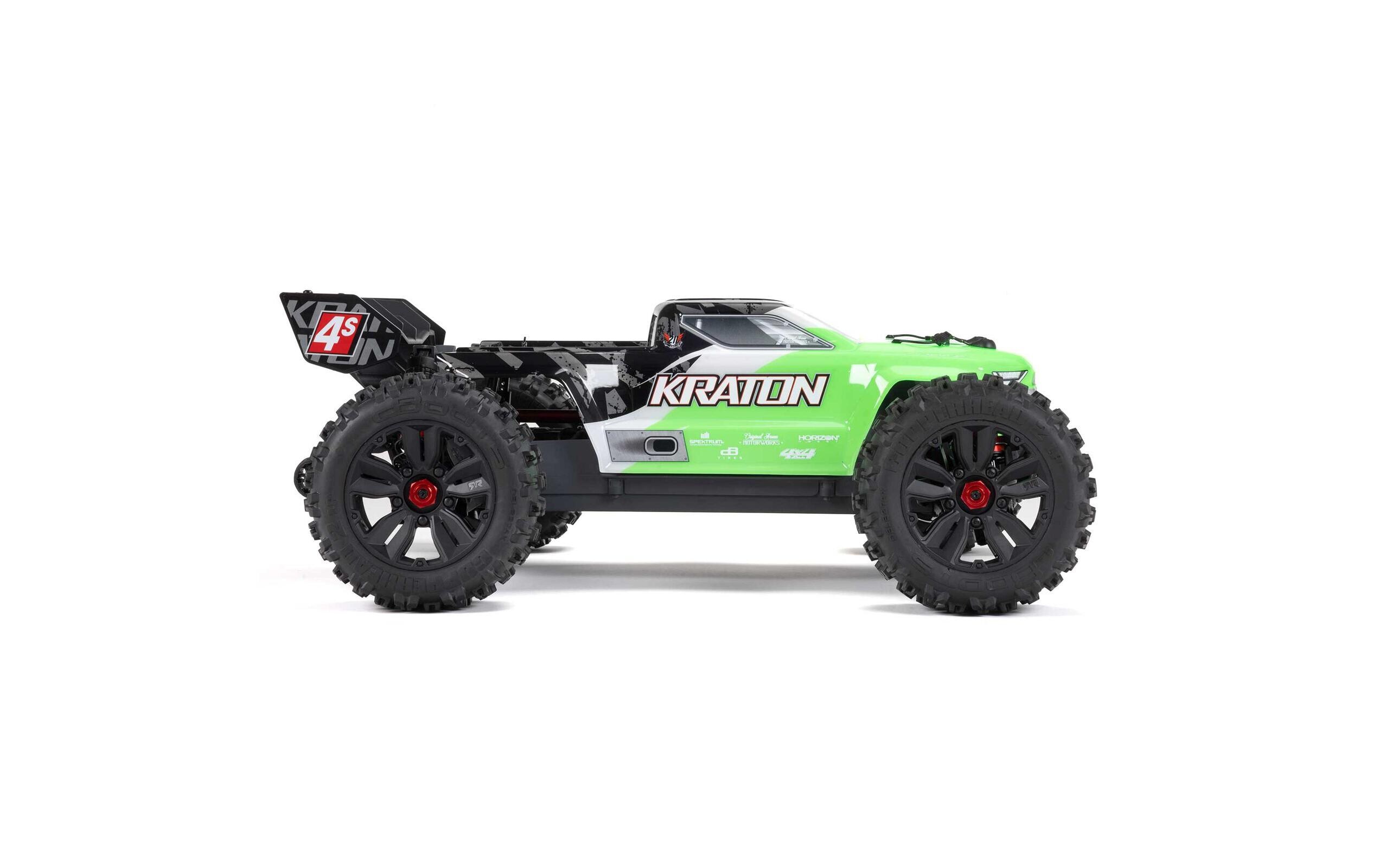 Monster Truck Kraton 4x4 4S V2 BLX Grün, ARTR, 1:10<br>Robuster Speed Monstertruck mit 4S Brushless Antrieb