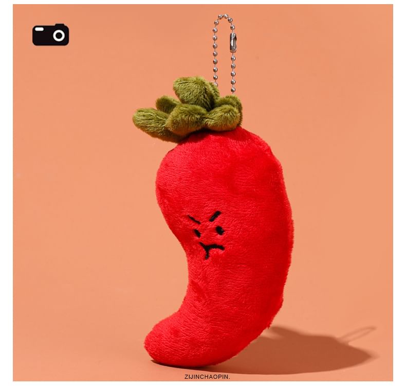 Blancorp - Chili Pluche Poppentas Sleutelhanger (Verschillende Ontwerpen)