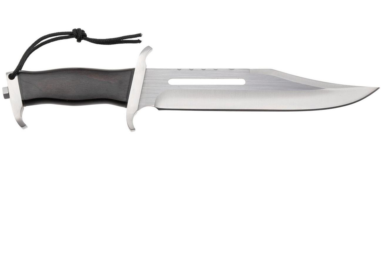 Rambo III 9433 Mini Sylvester Stallone Bowie Signature Edition, vaststaand mes