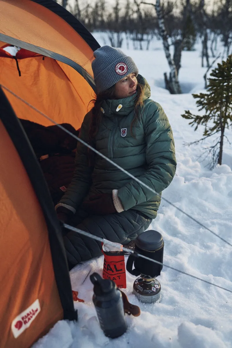 Fjällräven Expedition Pack Down Anorak W Mustard Yellow