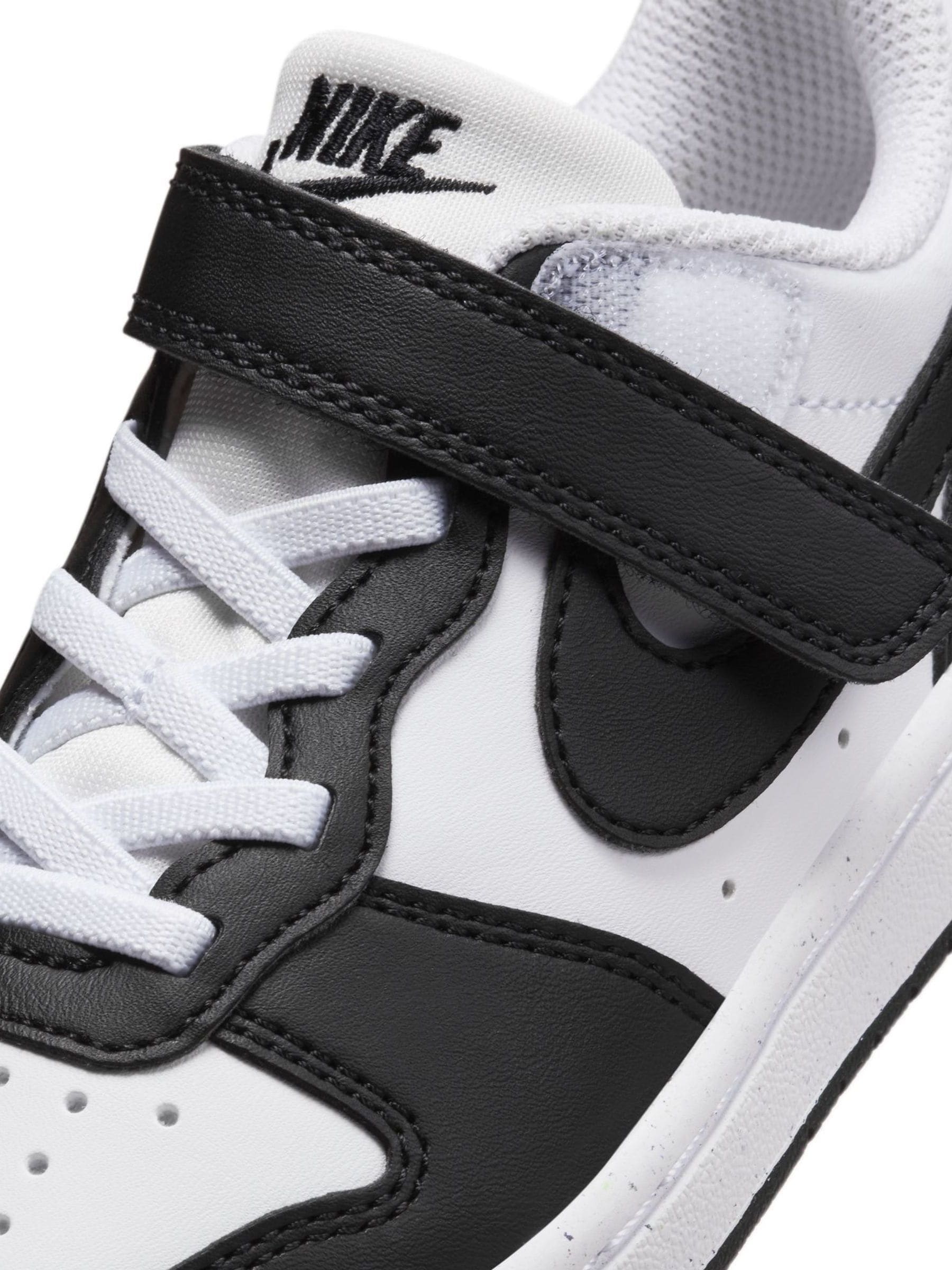 Zwart/wit - Nike - Lage Junior Court Borough Recraft sneakers