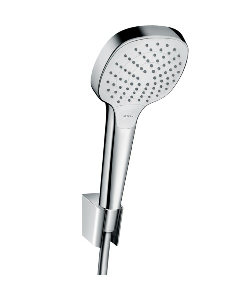 Hansgrohe Croma Select E badset met 3 standen handdouche en doucheslang 160cm chroom