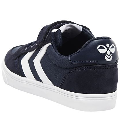 Hummel Schuhe - HMLSlimmer Stadil Low Jr - Dress Blue