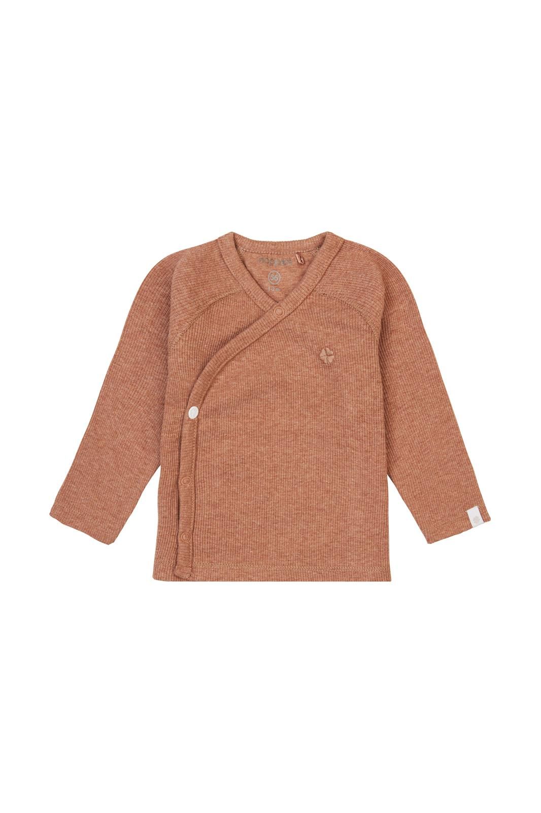 Noppies Newborn Longsleeve Nanyuki - Cafe Au Lait Melange