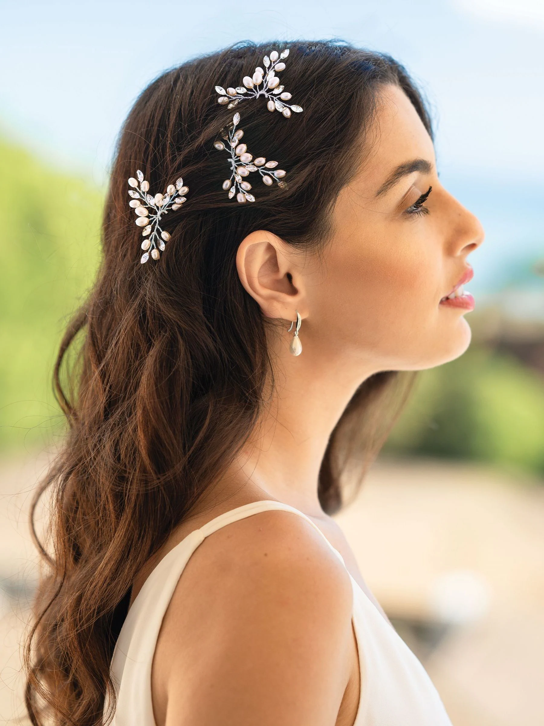 Ivory & Co Cosmos Hairpins Set