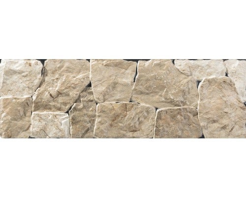 Porseleinen steengoed gevelbekledingspaneel Kerala Natural 17x52cm