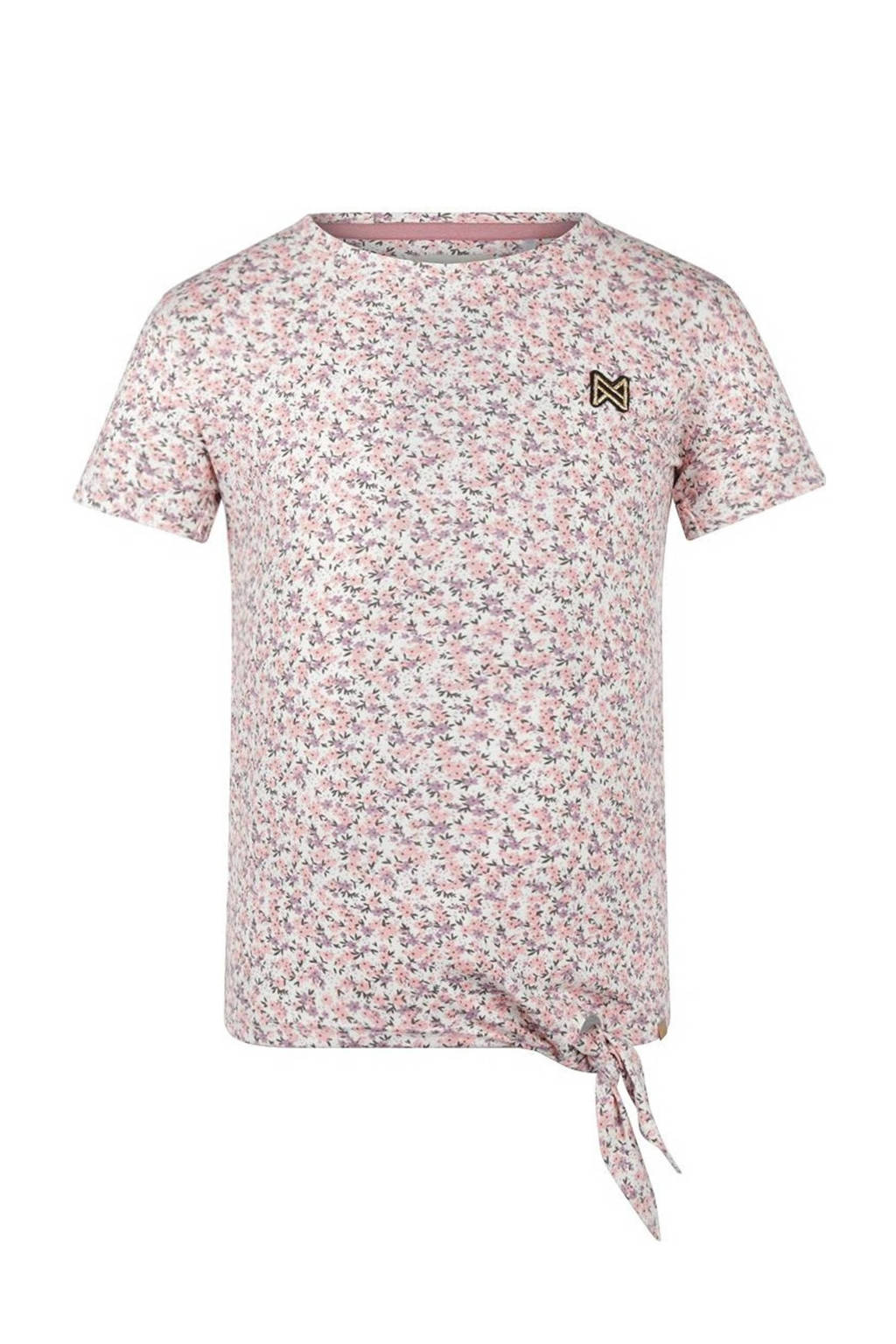 Koko Noko gebloemd T-shirt roze