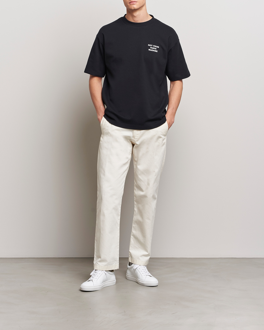 Drôle de Monsieur Slogan T-Shirt Black