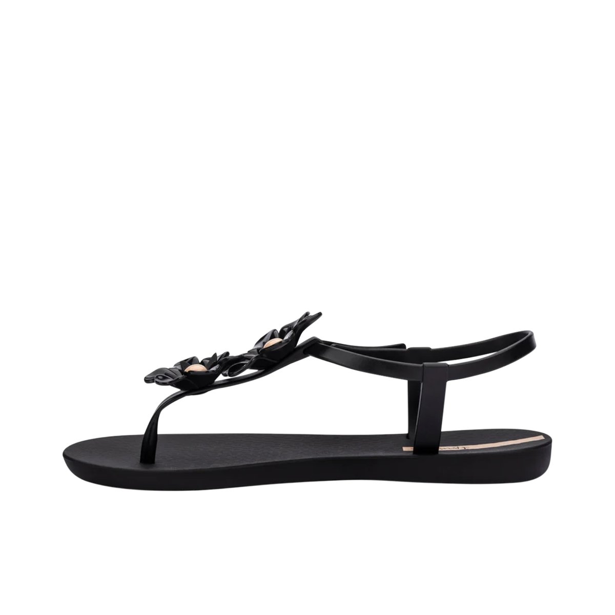 IPANEMA-Flower-l-Talon plat - Noir