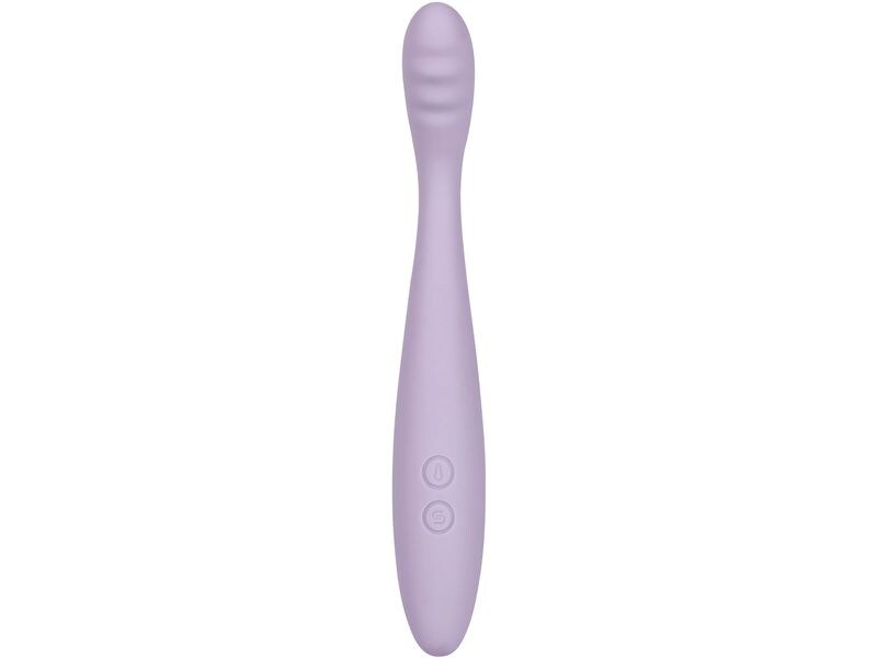 Svakom Vibrator Cici 2 Flexible GPunkt Lila Handlich schlanker Vibrator mit geriffeltem, flexiblem Vibro-Massagekopf