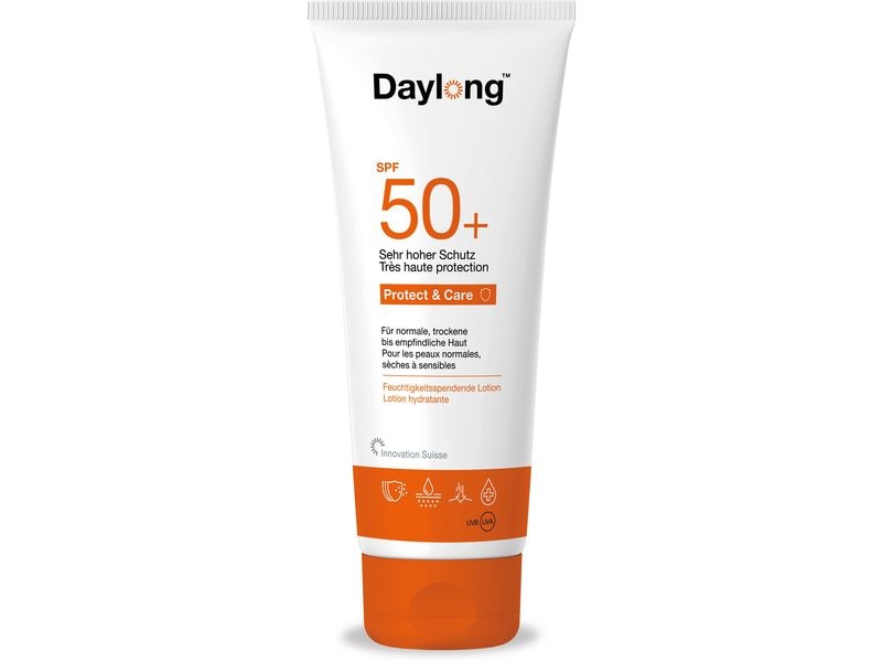 DAYLONG Sonnenlotion Protect and Care SPF 50  200 ml Pflegende Sonnencrème für den Körper