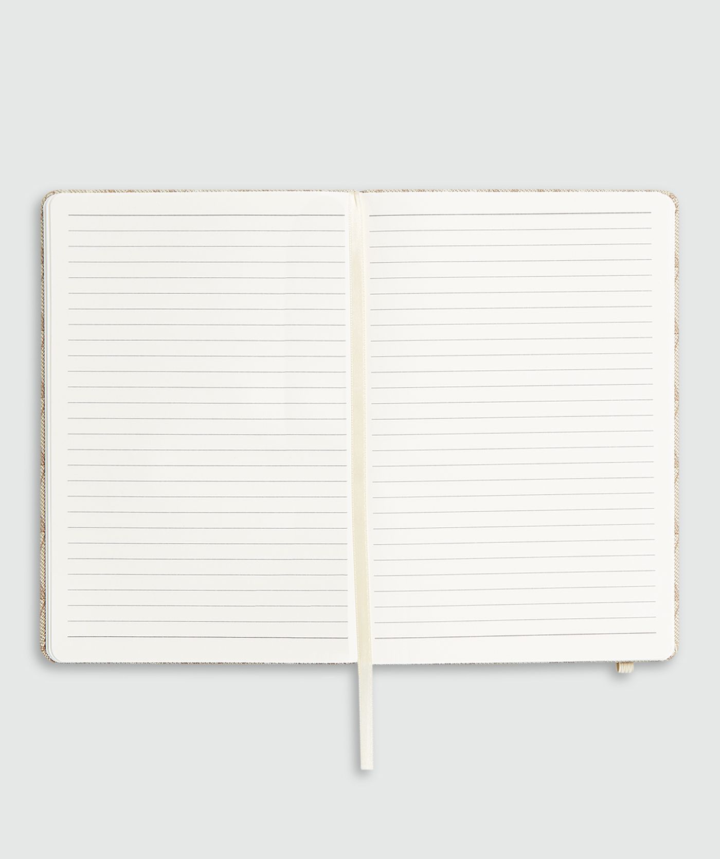 JV-MARLOU notebook met logoprint - beige
