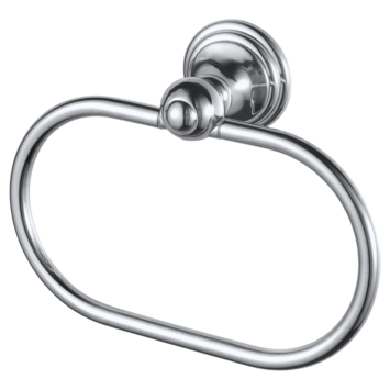 Haceka handdoekring Allure chroom