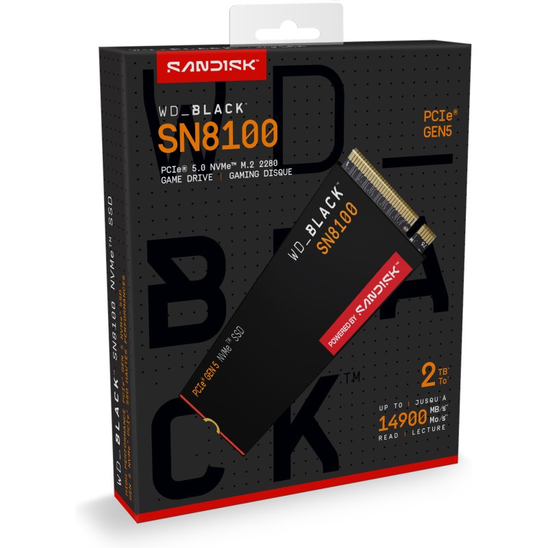Western Digital Black WD_BLACK SN8100 NVMe 2 To M.2 PCI Express 5.0 TLC 3D NAND