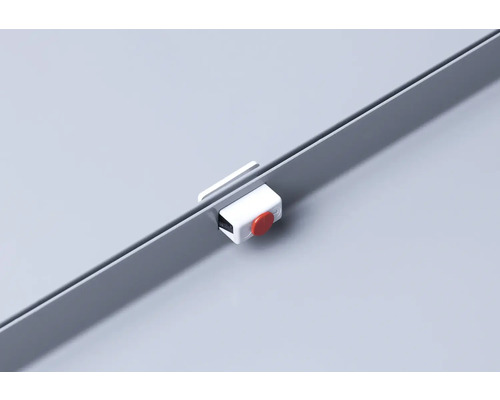 Industriële wandkast 1770 x 438 x 299 mm, 1 dubbele deur, 1 legplank, 1 deur, 1 open vak, grijs/blauw