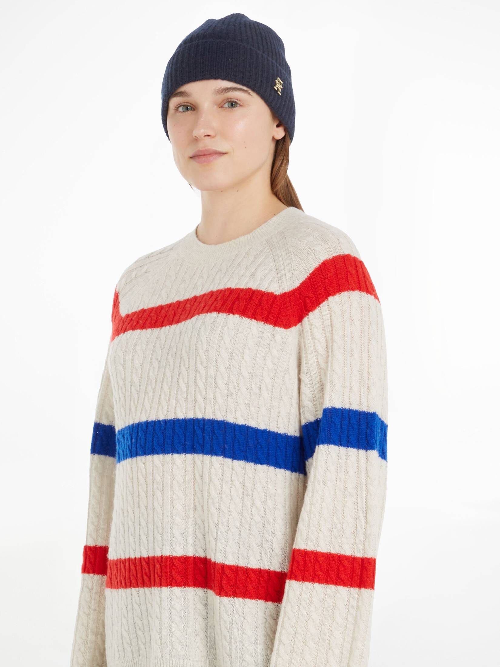 Tommy Hilfiger| Damen Kaschmirmütze CASHMERE CHIC BEANIE