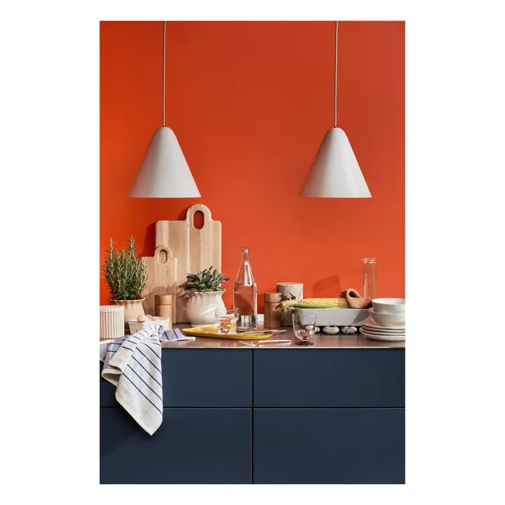 Broste Copenhagen Cache-pot Alexa en céramique | Gris