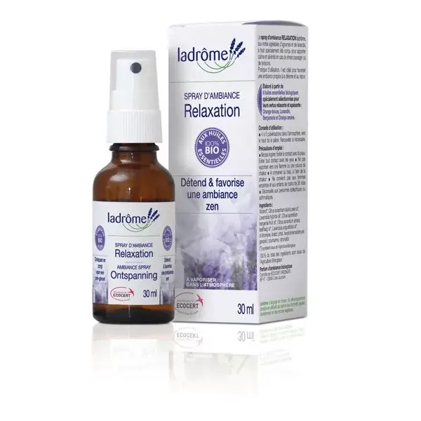 Spray de Ambiente Relaxante Orgânico Ladrome 30ml
