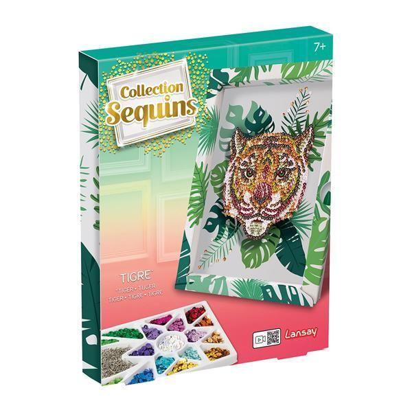 Lansay Collection Sequins Paillettenkunst Tiger