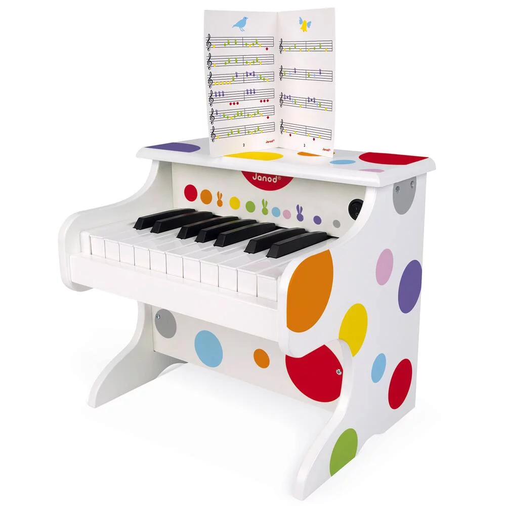 MON 1ER PIANO CONFETTI ELECTRONIQUE- EN BOIS