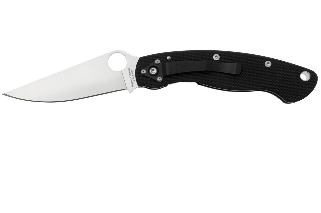 Spyderco Military Linkshandig C36GPLE zakmes