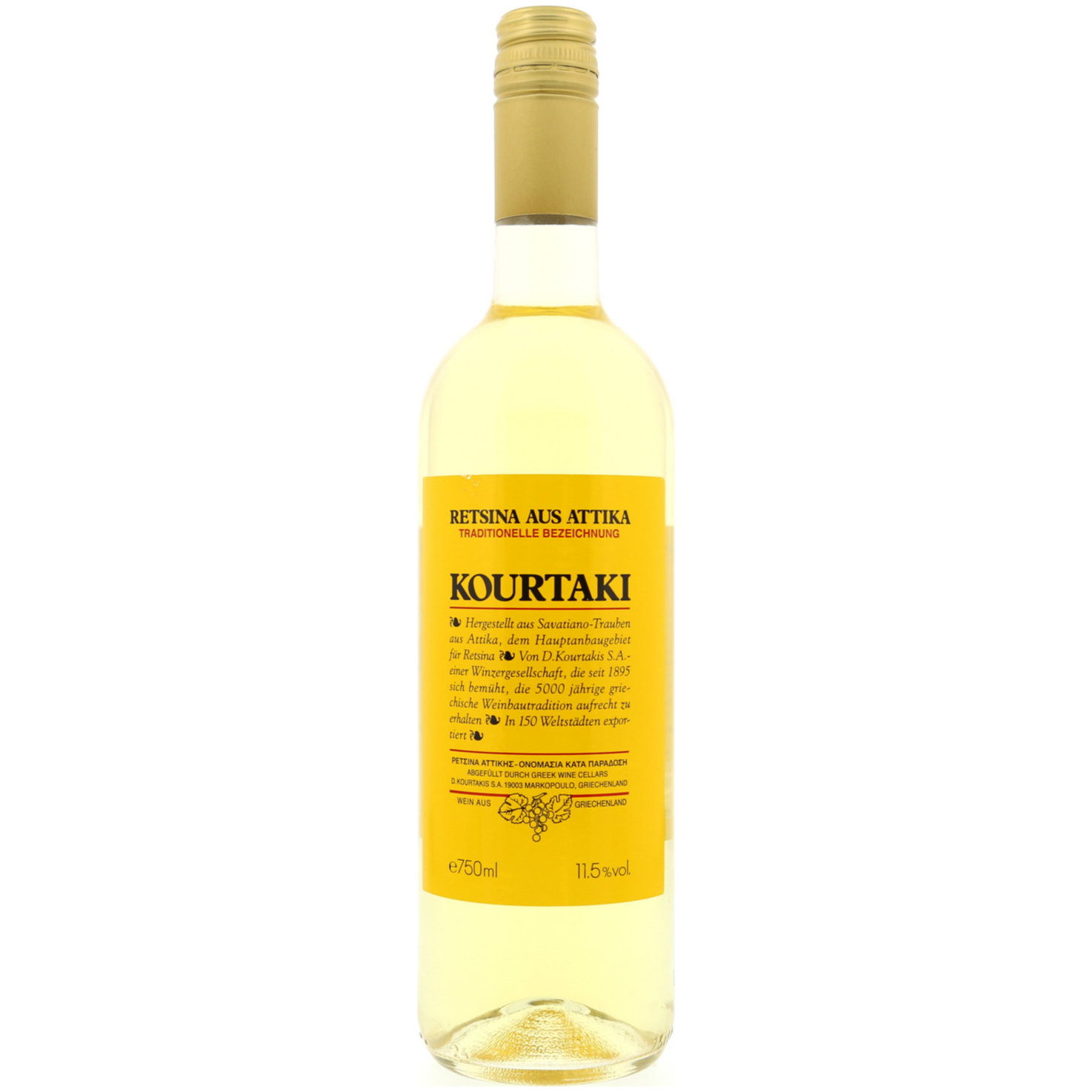 Kourtaki Retsina Attika -75cl