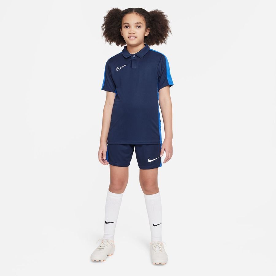 Nike Polo Dri-FIT Academy 23 - Bleu Foncé/Bleu/Blanc Enfant