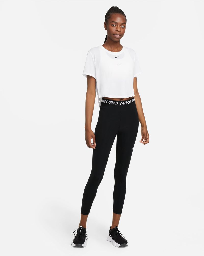 Crop top Nike One Blanc pour femme