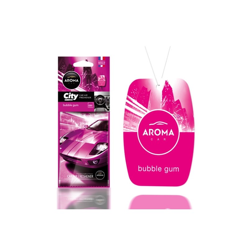 Aroma Car City Car geur Bubble Gum 1 stuk