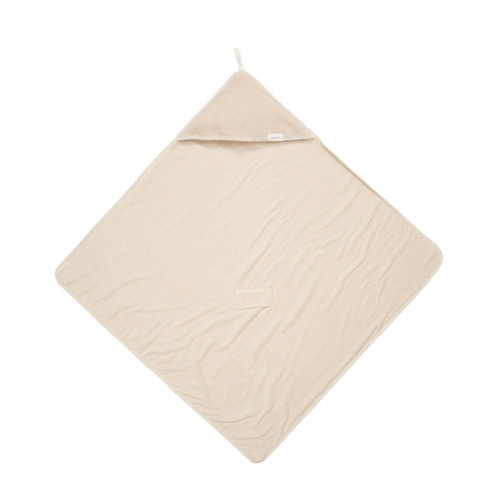 Koeka Vik omslagdoek 100x100 cm sand