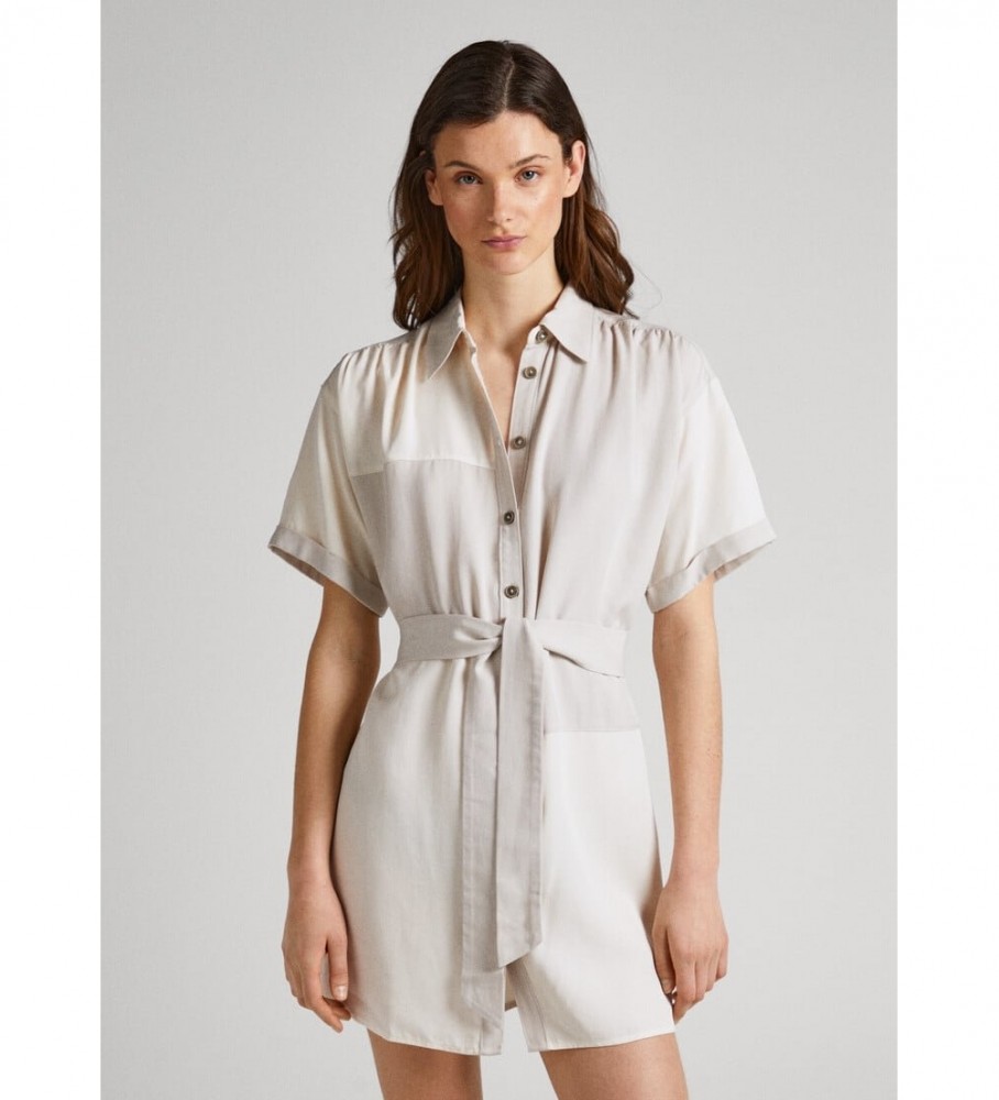 Vestido Fibie bege da Pepe Jeans