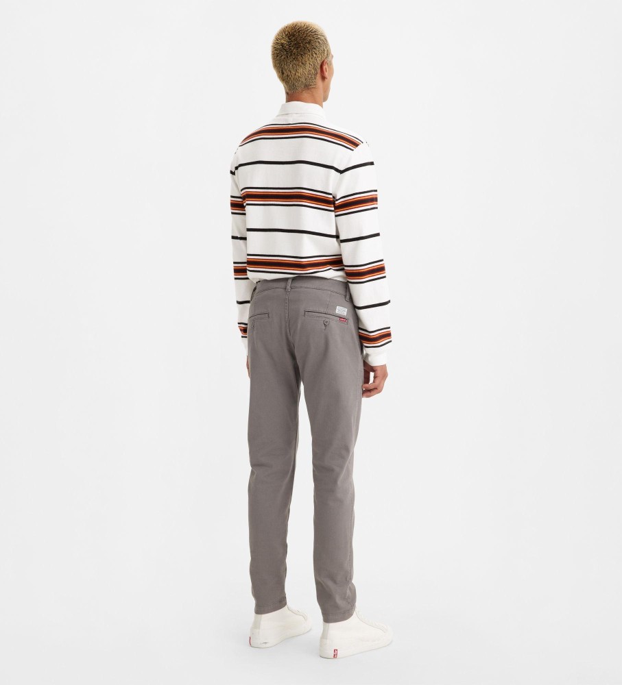Calça jeans Levi's cinza rasgada