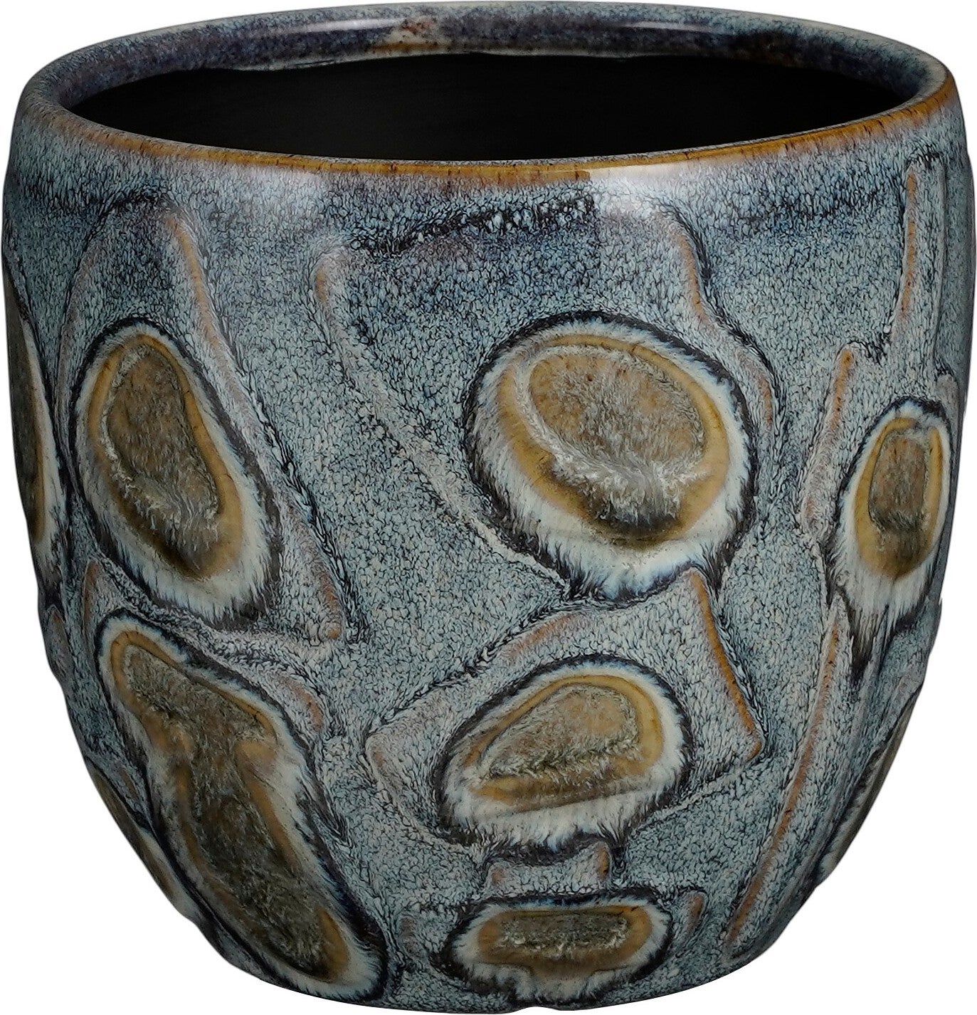 Mica Decorations bloempot Helma blauw D 15 H 14 cm