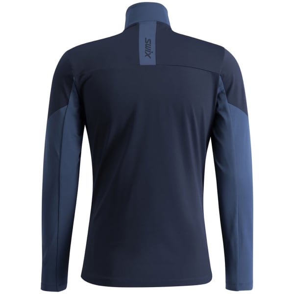 T-shirt ski de fond SWIX INFINITY LIGHT HALF ZIP LAKE BLUE/DARK NAVY