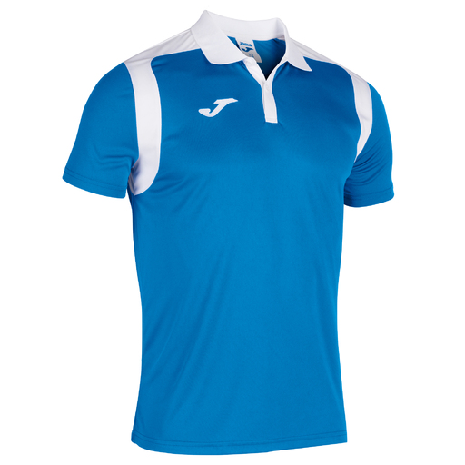 Polo Manga Corta Joma Campeonato V Royal Blanco
